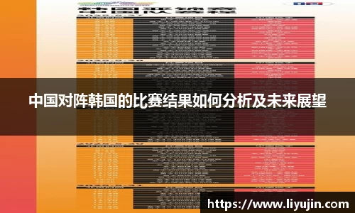 中国对阵韩国的比赛结果如何分析及未来展望