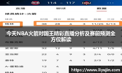 今天NBA火箭对国王精彩直播分析及赛前预测全方位解读